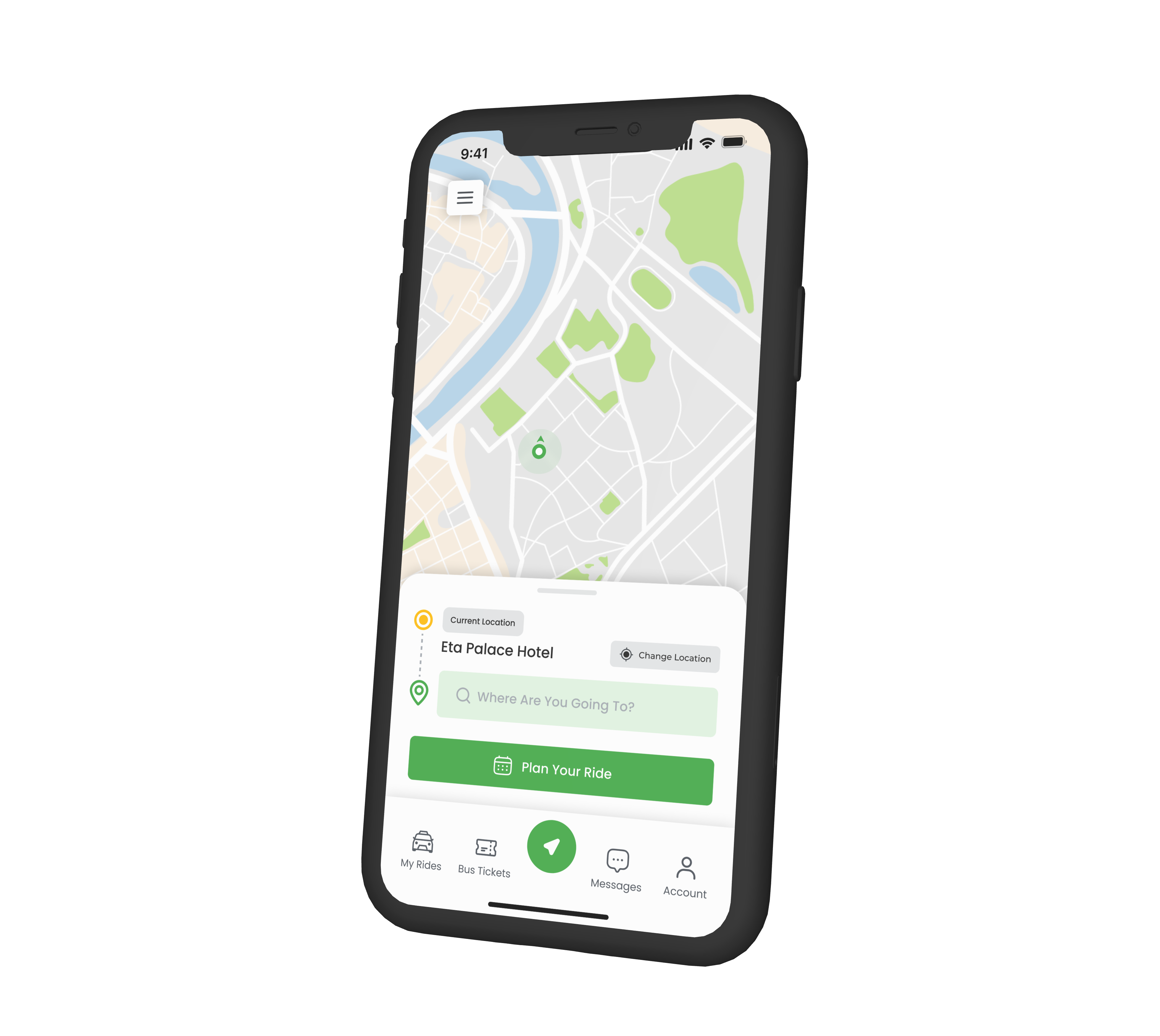 SafeRide App Interface